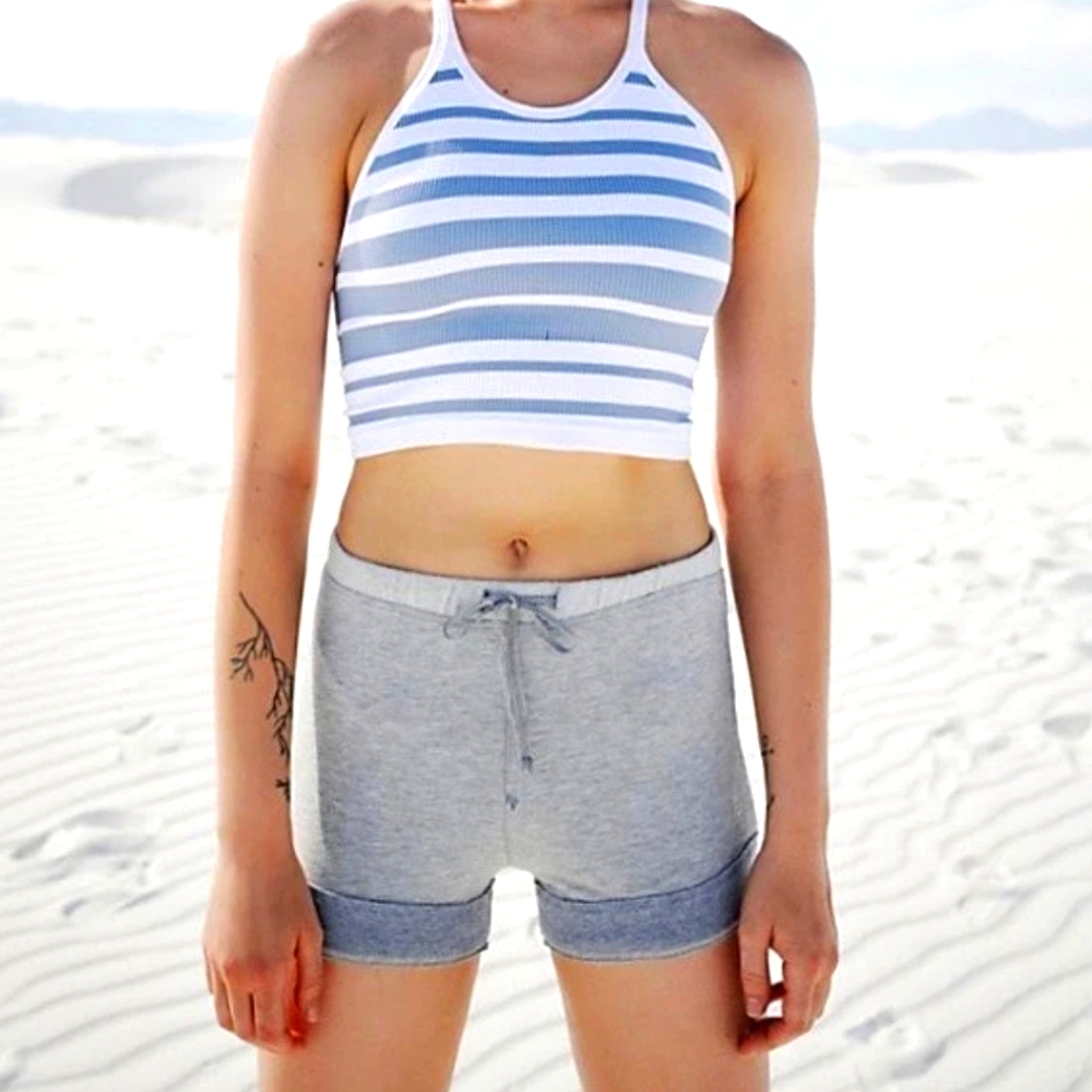 Free People On a High Shortie in Grey